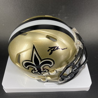 NFL - Saints Tyler Shough Signed Mini Helmet