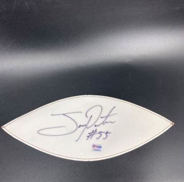 NFL - Steelers Joey Porter Signed White Panel