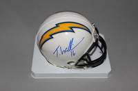 CHARGERS - TYRELL WILLIAMS SIGNED CHARGERS MINI HELMET