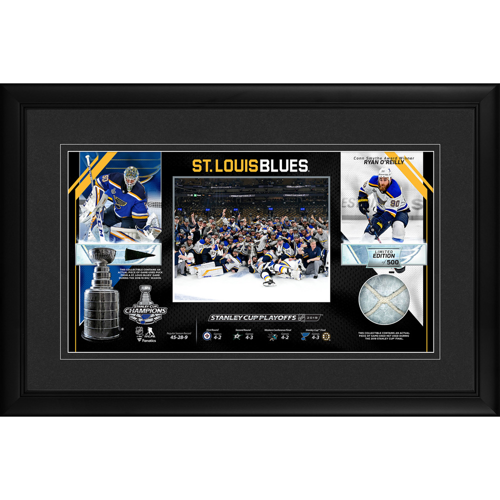 St. Louis Blues 2019 Stanley Cup Champions Framed 10