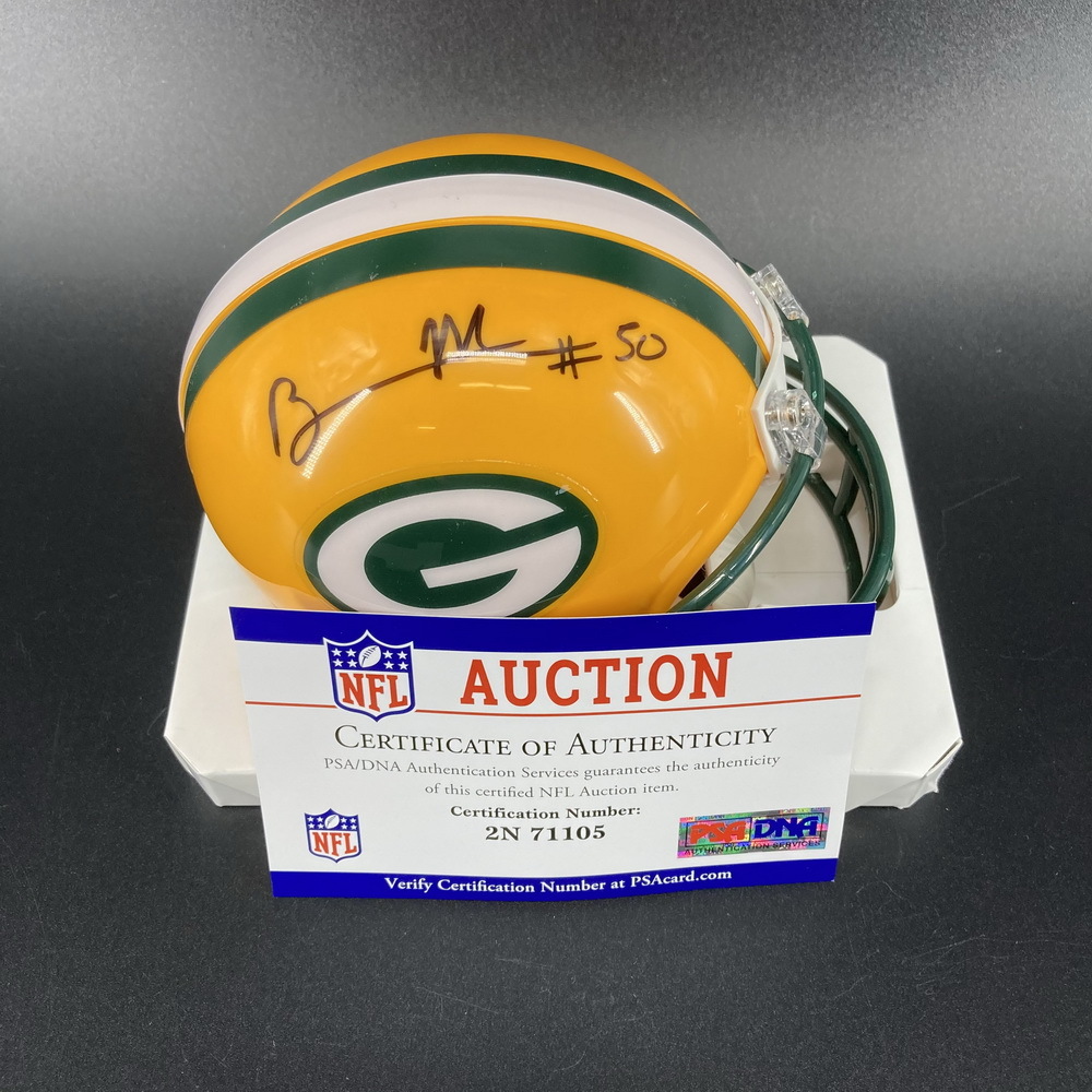 PCF Packers Blake Martinez Signed Mini Helmet The official auction