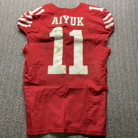 Crucial Catch - 49ers Brandon Aiyuk Game Used Jersey (9/29/24) Size 40