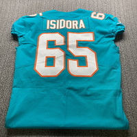 NFL - Dolphins Danny Isadora Game Cut Jersey Size 46 With Shula Patch