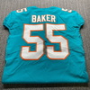 NFL - Dolphins Jerome Baker Game Cut Jersey Size 44