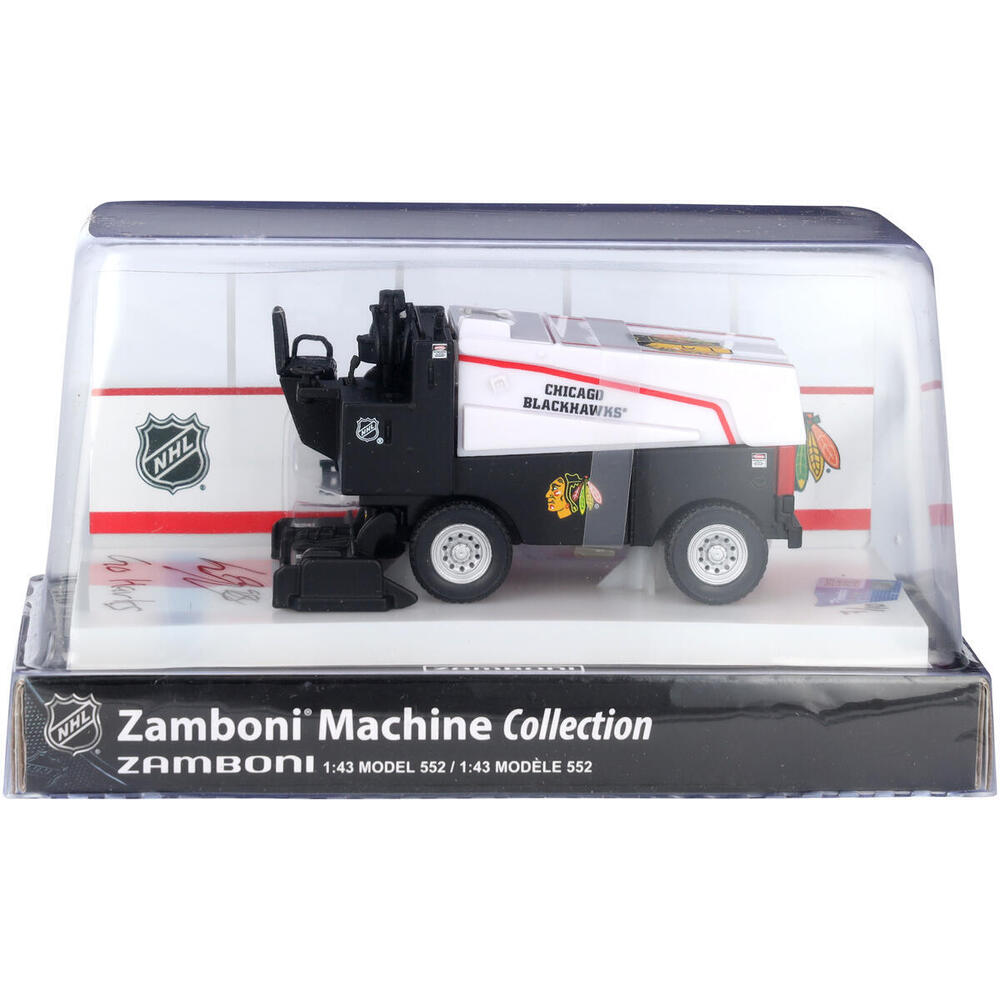 Connor Bedard Chicago Blackhawks Autographed 1:43 Scale Die-Cast Zamboni with 