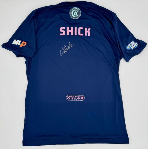 Photo of Collin Shick Match Used Signed Shirt - MLP