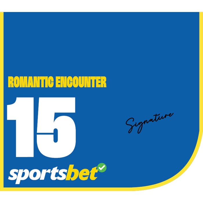 Photo of #15 Romantic Encounter - Daniel Stackhouse Signed Caulfield Guineas Saddlecloth