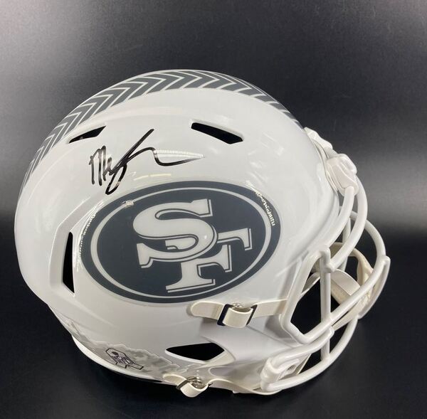 NFL - 49ers Mykel Williams Signed STS Replica Speed Helmet