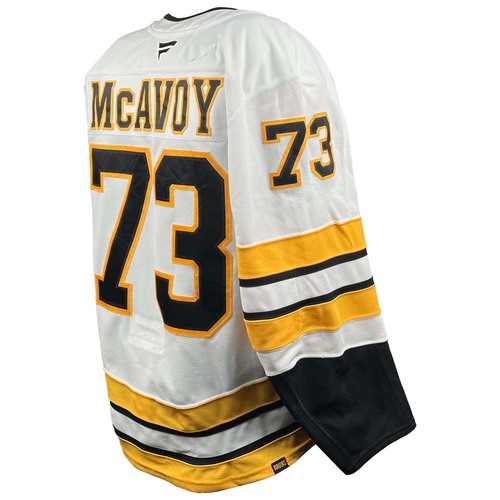 Photo of Game-Used 2025-2026 Season Away Hockey Jersey - Set 2 - Charlie McAvoy