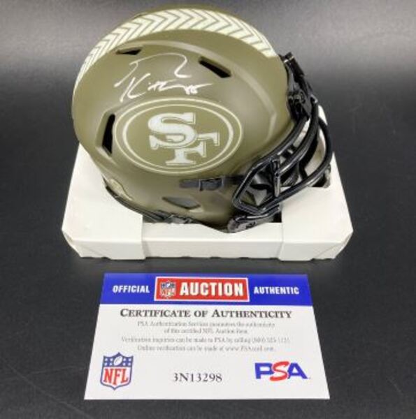 NFL - 49ers George Kittle Signed STS Mini Helmet