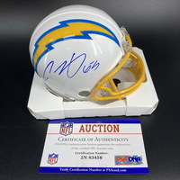 NFL - Chargers Corey Linsly Signed Mini Helmet