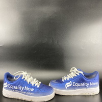 MCMC - Commanders Coach Vincent Rivera Signed Custom Cleats Supporting E...