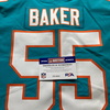 NFL - Dolphins Jerome Baker Game Cut Jersey Size 44