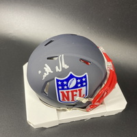 NFL - Dolphins Garrett Nelson Signed NFL Shield Mini Helmet