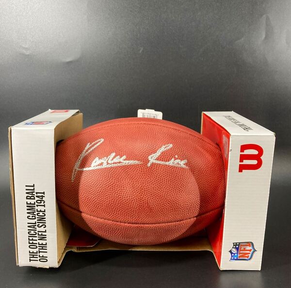 NFL - Chiefs Rashee Rice signed authentic football - With Chiefs Logo