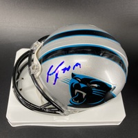 Panthers - Russell Shepard Signed Mini Helmet