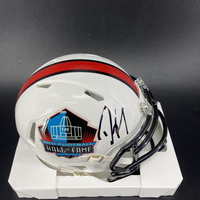HOF - Colts Dwight Freeney Signed HOF Mini Helmet