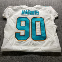 NFL - Dolphins Charles Harris Game Cut Jersey Size 48