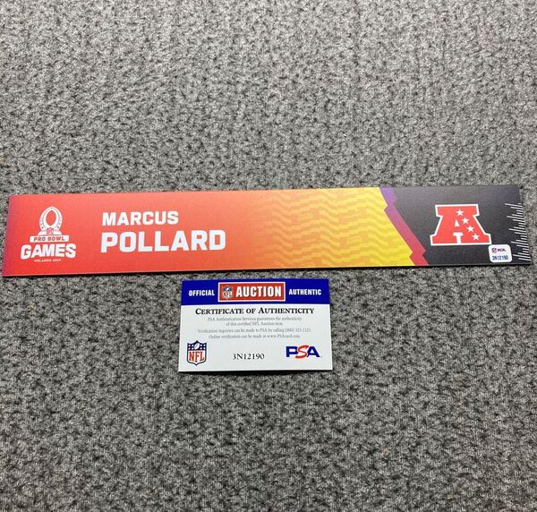 NFL - Colts Marcus Pollard 2024 Pro Bowl Games Nameplate 1 of 1