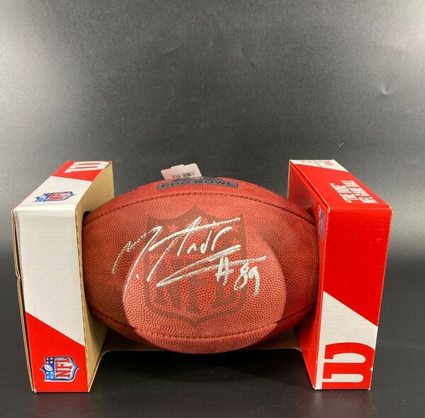 NFL - Ravens Mark Andrews Signed Authentic Football with Pro Bowl Logo