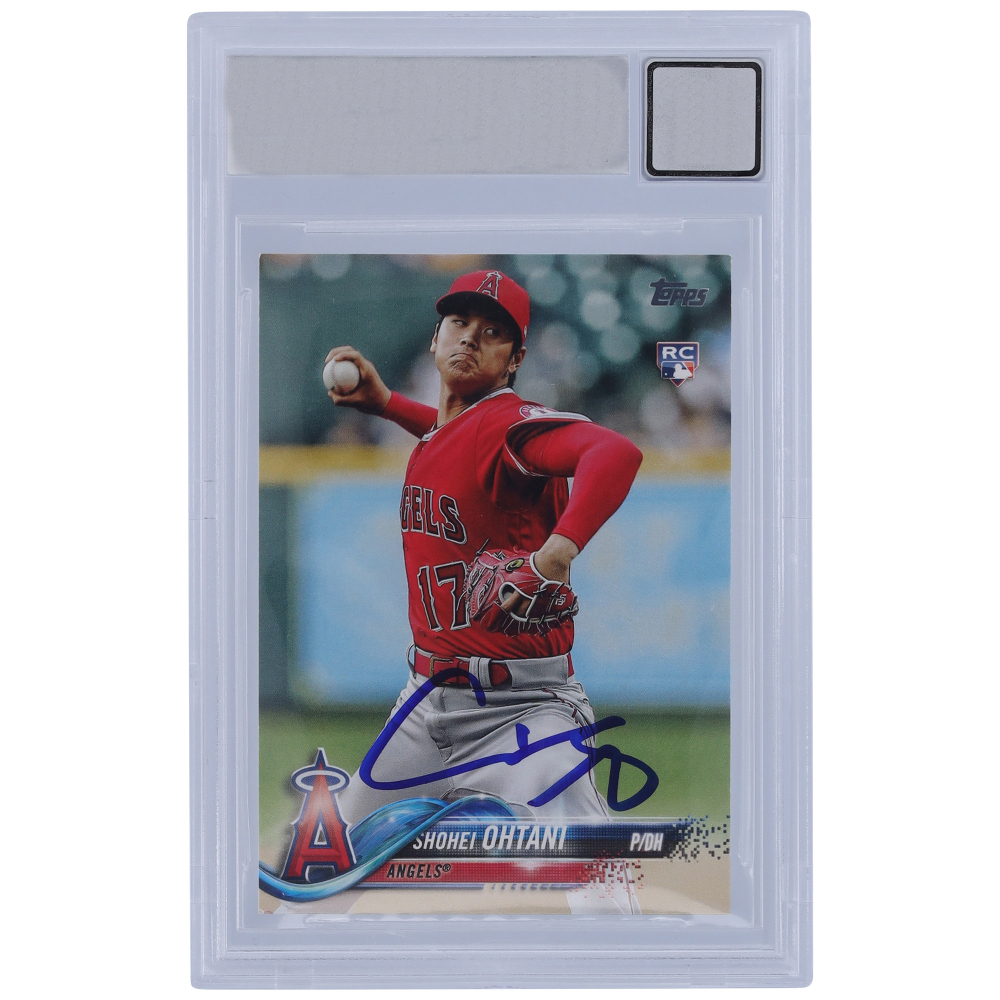 thumbnail image 2 of Shohei Ohtani Baseball Card Pick - 2018 Topps Chrome Refractor Rookie (You Pick Your Cards) 2 of 6