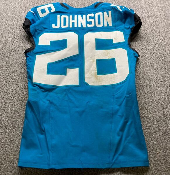 London Games - Jaguars Antonio Johnson Game Worn Jersey (10/19/2025) Siz...