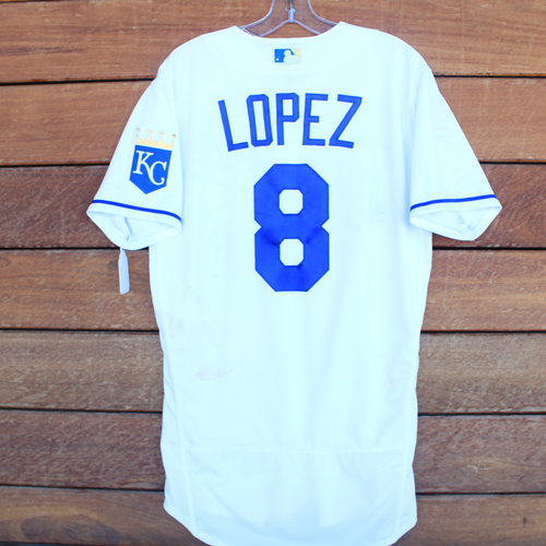 Game-Used Jersey: Nicky Lopez #8 - 1 for 3, Single (HOU@KC 8/16/21) - Size 40