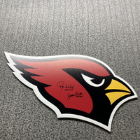 HOF - Cardinals Fat Head Foam Core Cut Out Signed by Jackie Smith and Ro...