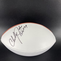 HOF - Commanders Charley Taylor Signed Panel Ball