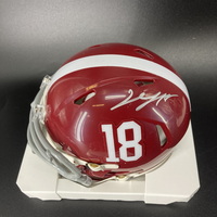 NFL - Alabama Dallas Turner Signed Mini Helmet