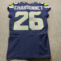 Crucial Catch - Seahawks Zach Charbonnet Preseason Game Worn Jersey (8/1...