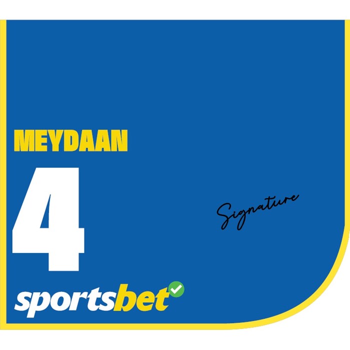 Photo of #4 Meydaan - Andrea Atzeni Signed Caulfield Cup Saddlecloth