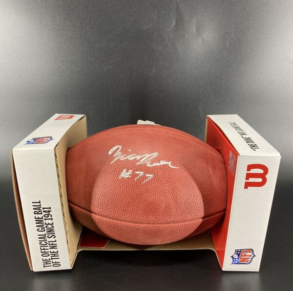 NFL - Chargers Zion Johnson Signed Authentic Football