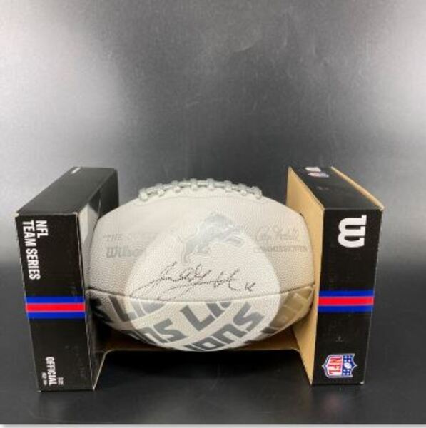 NFL - Lions Jared Goff Signed Training Camp Composite Football