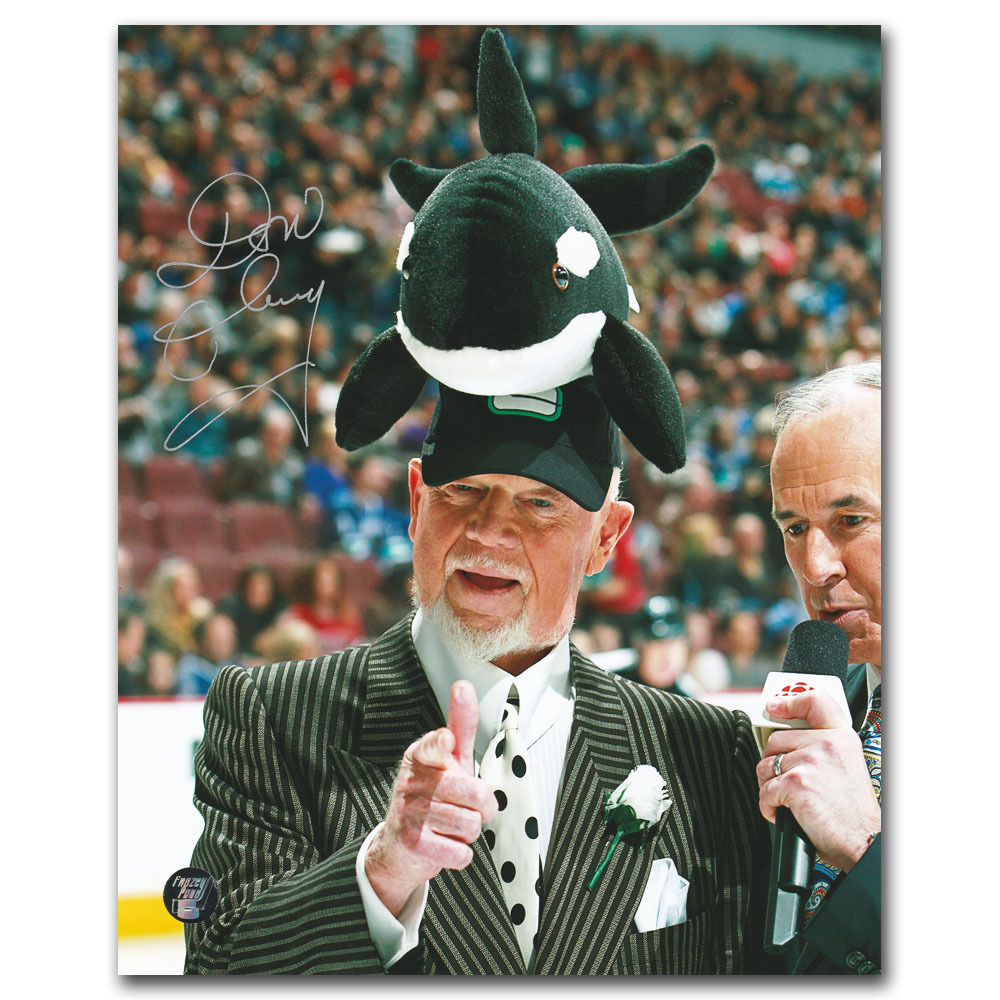 Don Cherry Autographed 8X10 Photo (Vancouver Canucks)