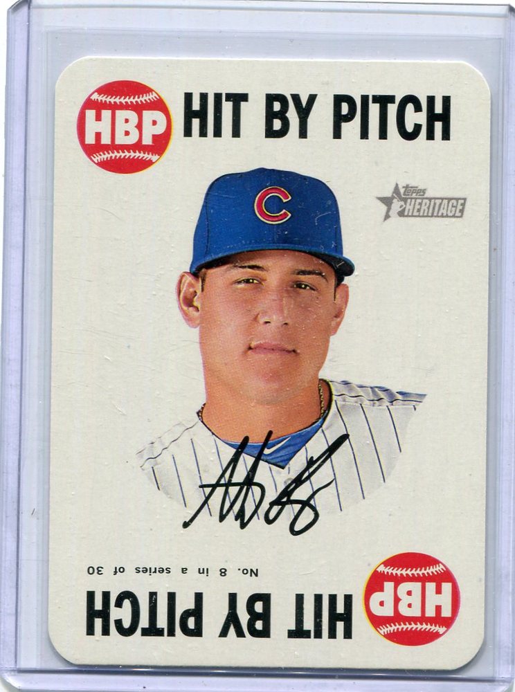 2017 Topps Heritage Topps Game #8 Anthony Rizzo