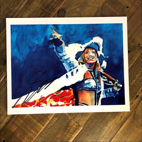 Kairi Sane SIGNED 11 x 14 Rob Schamberger Print