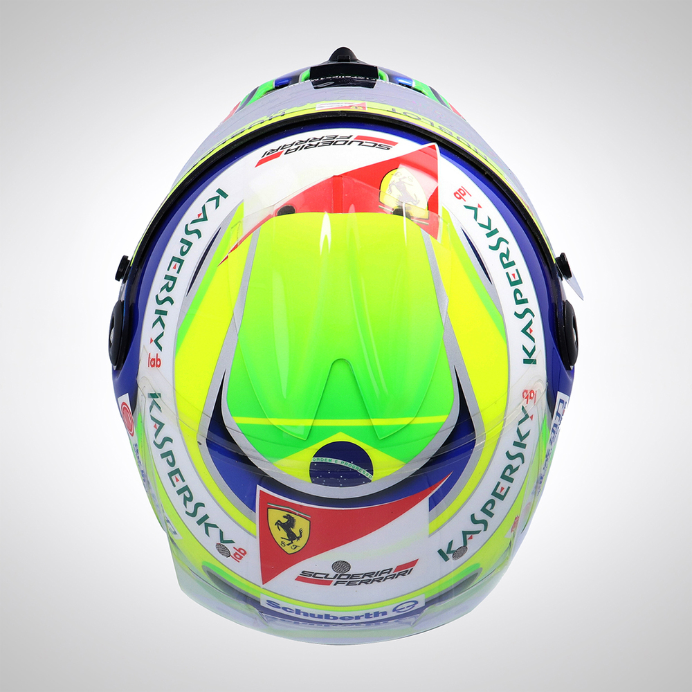 Felipe Massa 2013 Signed Race Used Helmet F1 Authentics Felipe Massa 2013 Signed Race Used Helmet F1 Authentics