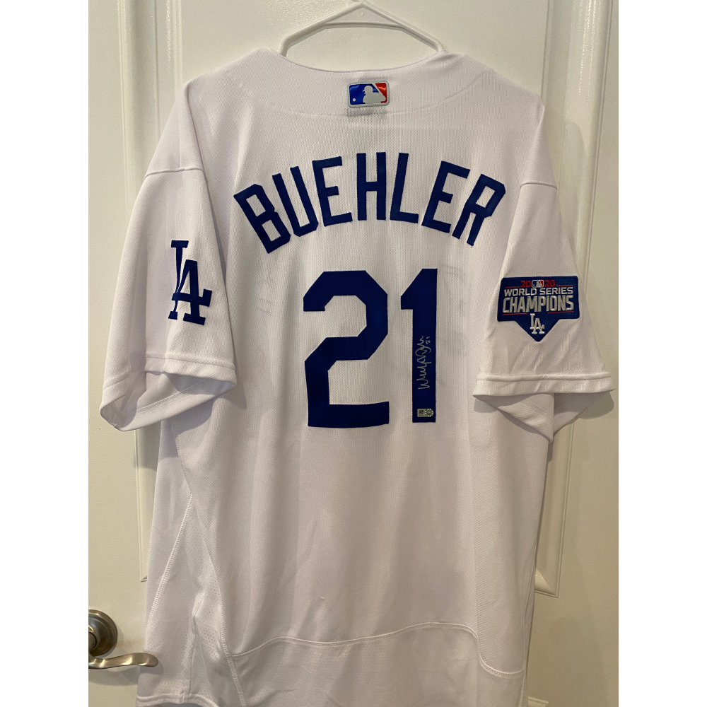 walker buehler signed jersey