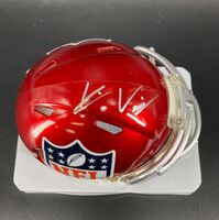 NFL - Chargers Kimani Vidal Signed Red Shield Mini Helmet