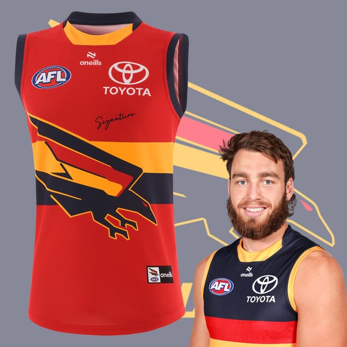 Photo of Riley Thilthorpe #7 2025 Adelaide Crows Clash Player Guernsey