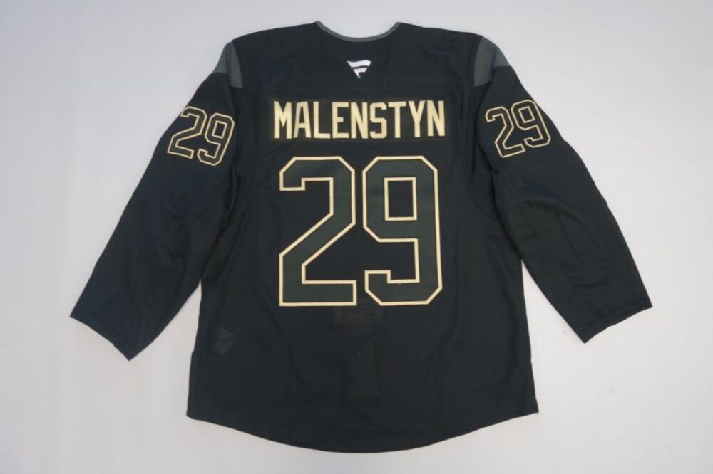 Beck Malenstyn 2025-26 Buffalo Sabres Black History Celebration Jersey