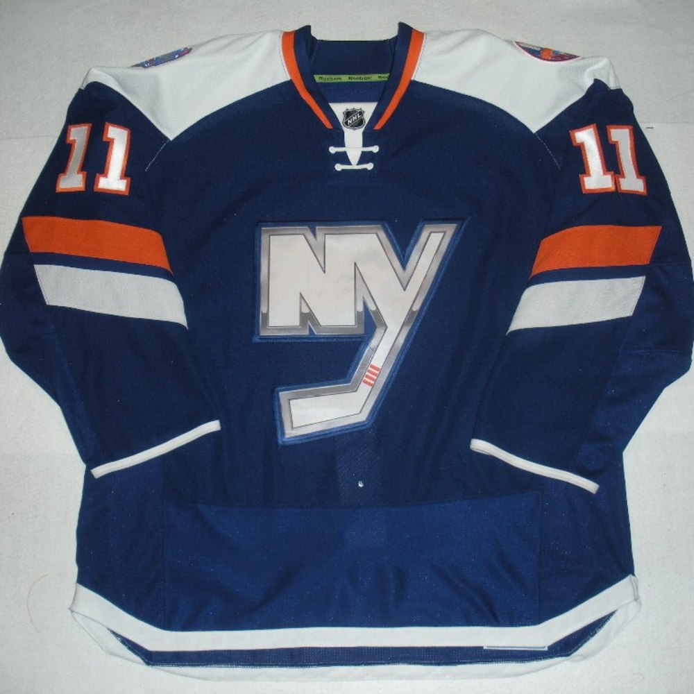 Lubomir Visnovsky - 2014 Stadium Series - New York Islanders - Blue ...