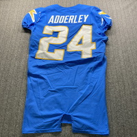Crucial Catch - Chargers Nasir Adderley Game Worn Jersey (10/6/21) Size 40