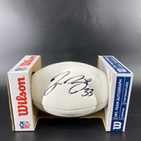 Panthers - Tre Boston Signed Panel Ball with Panthers Logo