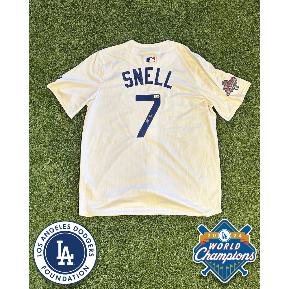 Blake Snell 2025 Autographed and Authenticated Jersey - Size L