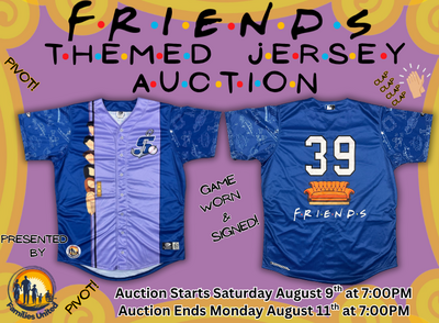 Game Worn and Autographed Stockton Ports Jersey 34 Nathan Dettmer. Size 48