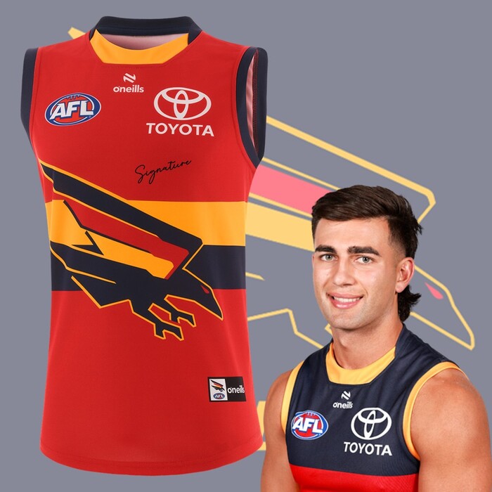 Josh Rachele #8 2025 Adelaide Crows Clash Player Guernsey