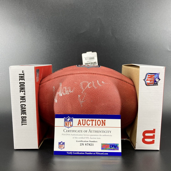 NFL - Giants Wan'Dale Robinson Signed Authentic Football