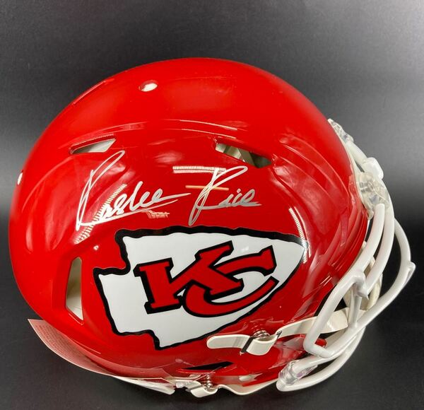 NFL - Chiefs Rashee Rice signed authentic helmet